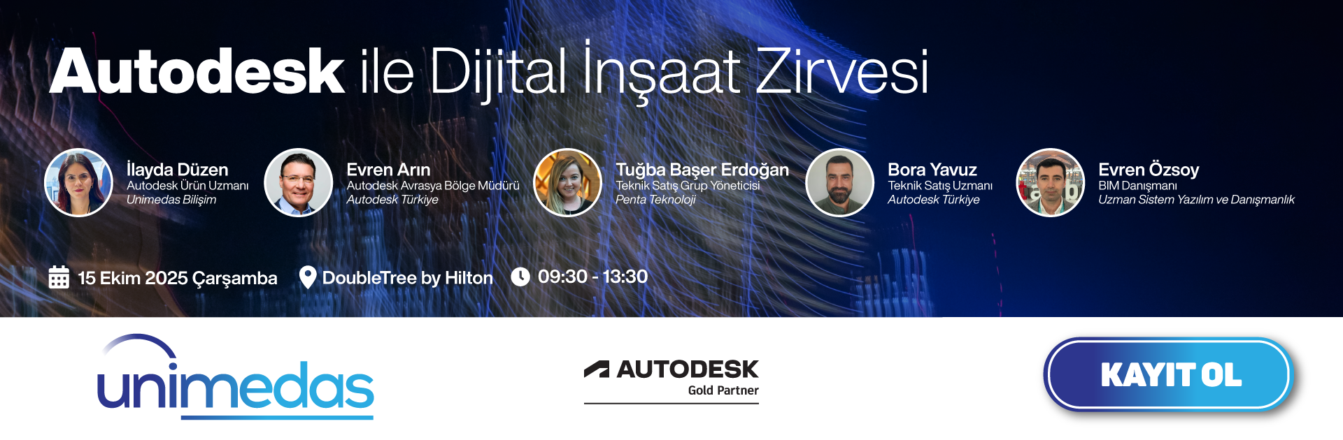 Autodesk ile Dijital İnşaat Zirvesi Etkinliğine Davetlisiniz!