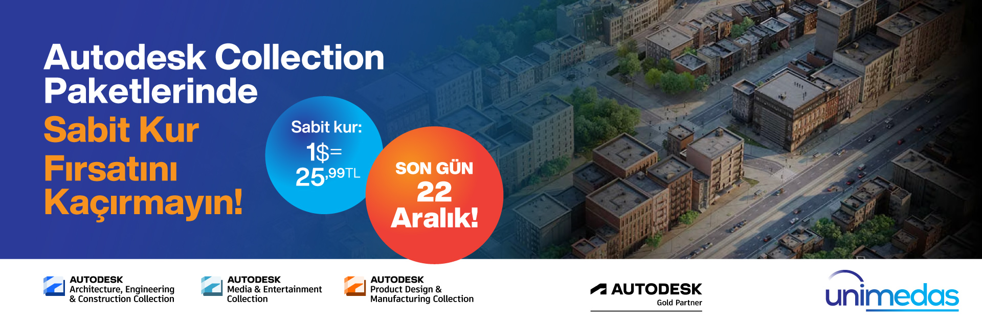 Autodesk Collection Paketlerinde Sabit Kur Fırsatı!