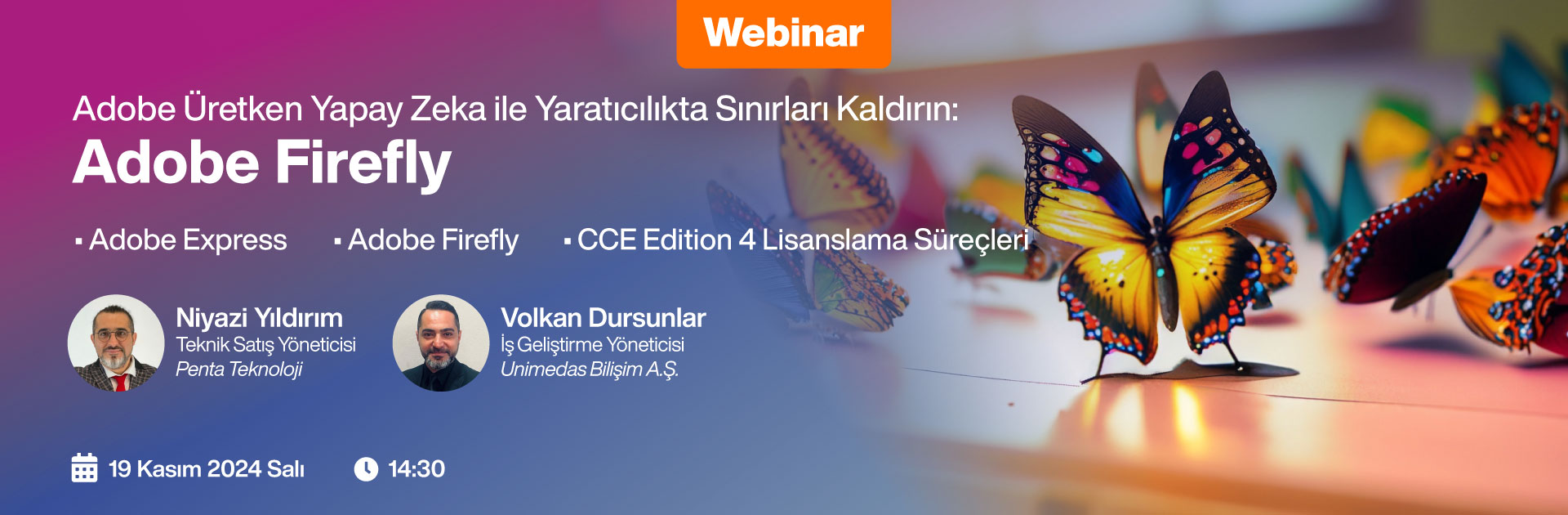 Adobe Üretken Yapay Zeka ile Yaratıcılıkta Sınırları Kaldırın: Adobe Firefly Webinarına Davetlisiniz!