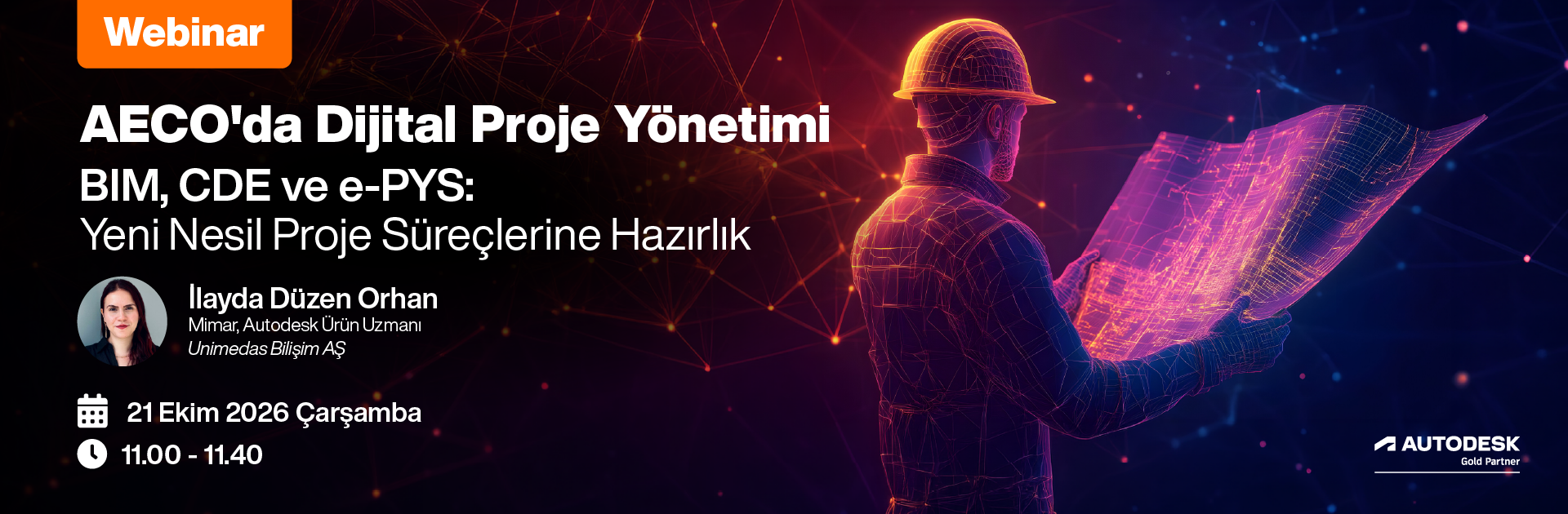 AECO'da Dijital Proje Yönetimi Webinarına Davetlisiniz!